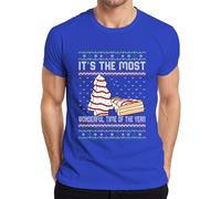 It's The Most Wonderful Christmas Cookie Tree Sprinkles Cadeau T-shirt pour homme, bleu, S