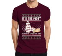 It's The Most Wonderful Christmas Cookie Tree Sprinkles Cadeau T-shirt pour homme, bordeaux, S