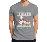 It's The Most Wonderful Christmas Cookie Tree Sprinkles Cadeau T-shirt pour homme, gris, XXL