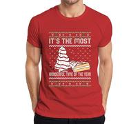 It's The Most Wonderful Christmas Cookie Tree Sprinkles Cadeau T-shirt pour homme, rouge, 3XL