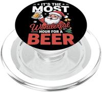 It's The Most Wonderful Hour For A Beer Christmas PopSockets PopGrip pour MagSafe