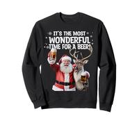 It's The Most Wonderful Time for A Beer Christmas Santa Christmas Sweatshirt