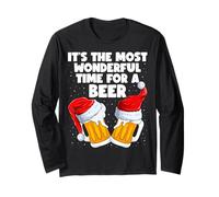 It's The Most Wonderful Time for A Beer Lover Christmas Manche Longue
