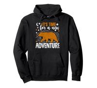 It's Time for A New Adventure Camping Hiking Camper Nature Sweat à Capuche