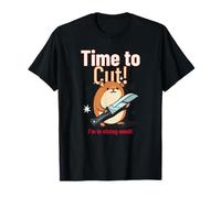 It's Time to Cut (Motif Hamster Amusant) T-Shirt