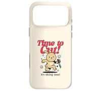 It's Time to Cut (Motif Lapin Amusant) Coque pour iPhone 17 Pro Max