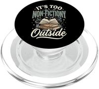 It's Too Non-fictiony Outside Bibliothèque PopSockets PopGrip pour MagSafe