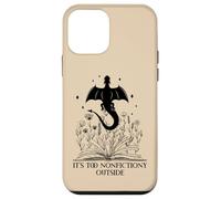 It's Too Nonfictiony Outside Book Dragon Reading Fantasy Era Coque pour iPhone 12 Mini