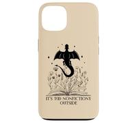 It's Too Nonfictiony Outside Book Dragon Reading Fantasy Era Coque pour iPhone 13