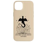 It's Too Nonfictiony Outside Book Dragon Reading Fantasy Era Coque pour iPhone 14 Plus