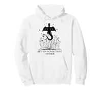 It's Too Nonfictiony Outside Book Dragon Reading Fantasy Era Sweat à Capuche