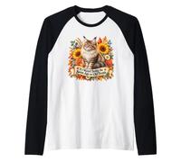 It's Weird Being The Same Age as Old People Funny Cat Manche Raglan