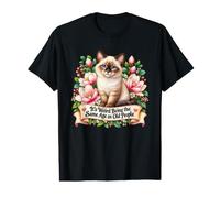 It's Weird Being The Same Age as Old People Humour Chat drôle T-Shirt Graphique avec Valeur