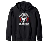 It's Weird Being The Same Age as Old People Old Woman Humour Sweat à Capuche