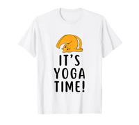 I'ts Yoga Time Funny Cat Do Yoga Cadeaux pour les amateurs de yoga T-Shirt