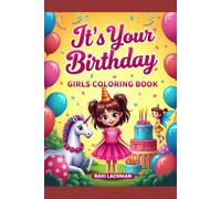 Its your Birthday Girls Coloring book