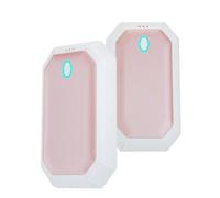 ITSHINY Chauffe-mains électrique, chauffe-mains rechargeables, 2 paquets, mini chauffe-mains réutilisables, USB portable, avec 3 niveaux de chaleur, pour raynauds, extérieur, camping, grands cadeaux