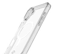 ITSKINS Hybrid R // Étui de protection magnétique transparent pour iPhone 16, compatible avec MagSafe, coque hybride fine, anti-jaunissement, coque militaire antichoc - Transparent