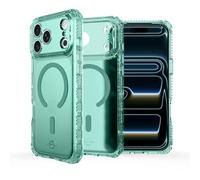 ITSKINS Hybrid R // Vapor Coque de protection magnétique mate pour iPhone 17 Pro Max, compatible avec MagSafe, coque de téléphone militaire fine et antichoc, vert clair