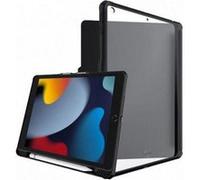 ITSKINS HYBRID // SOLID FOLIO - Coque de protection pour tablette - synthétique - noir - 10.2" - pour Apple 10.2-inch iPad (7ème génération, 8ème génération) Transparent G