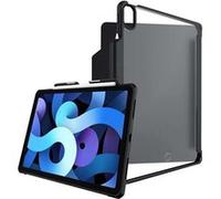 ITSKINS HYBRID // SOLID FOLIO - Étui à rabat pour tablette - synthétique - noir - pour Apple 10.9-inch iPad Air (4ème génération) Transparent G