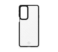 Itskins Hybrid Tek Coque de protection pour téléphone compatible avec Moto Edge 2021, coque hybride fine, antichoc, anti-jaunissement et de qualité militaire, noir et transparent