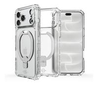 ITSKINS Hybrid // VAPOR STAND Coque pour iPhone 18/17 Pro - Transparent