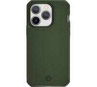 ITSKINS ITBALNYLIP14PGN - Coque Ballistic R Nylon Vert iPhone 14 Pro