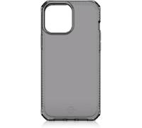 ITSKINS Coque de protection Spectrum Clear pour iPhone 13 Pro Max/12 Pro Max – Gris anthracite