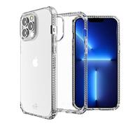 Itskins Spectrum - Coque de protection transparente compatible avec iPhone 13 Pro Max, coque hybride fine, anti-jaunissement et résistante aux chocs, coque de téléphone militaire | Transparent