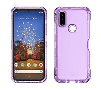 Itskins Spectrum Coque de protection transparente compatible avec Kyocera DuraSport 5G, anti-jaunissement, résistante aux chocs, coque de téléphone de qualité militaire - Violet clair