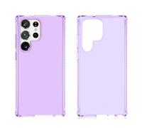 Itskins Spectrum R Coque de protection transparente compatible avec Samsung Galaxy S23 Ultra, anti-jaunissement, résistante aux chocs, et coque de téléphone de qualité militaire - Violet clair