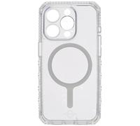 ITSKINS Supreme R // Clear - Coque résistante aux impacts conçue pour iPhone 15 Pro, compatible avec MagSafe, anti-jaunissement, protection militaire, antichoc, magnétique, transparente
