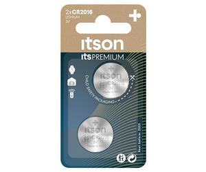 ITSON, CR2016 Battery, 3V, Coin Lithium Battery, Pack of 2