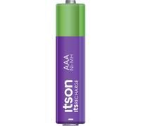 ITSON Boîte de 8 piles rechargeables AAA Pro NiMH prêtes à l'emploi, 800 mAh