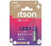 ITSON Lot de 2 x 4 Piles Alcalines LR03/AAA 1,5V ItsPOWER