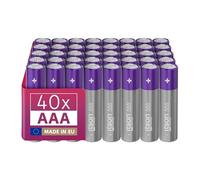 ITSON, Lot de 40 Piles AAA 1,5 V alcalines pour Montres, Lampes de Poche, télécommandes, Emballage écologique 95% recyclé