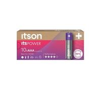 ITSON Pack de 10 Piles Alcalines LR03/AAA 1,5V ItsPOWER