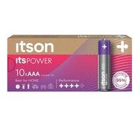 ITSON Pack de 10 Piles Alcalines LR03/AAA 1,5V ItsPOWER G
