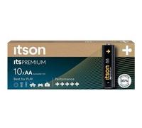 ITSON Pack de 10 Piles Alcalines LR6/AA 1,5V itsPREMIUM G