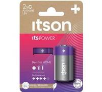 ITSON Pack de 2 Piles Alcalines LR14/C 1,5V ItsPOWER G