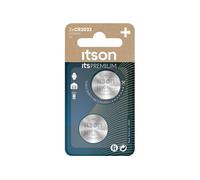ITSON Pack de 2 Piles Bouton Lithium CR2032 3V Idéale Clé de Voiture, Balance