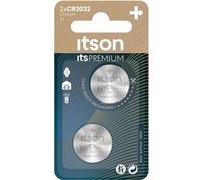 ITSON, CR2032 Piles Bouton, 3V, Lot de 2, idéales pour AirTag, Les clés de Voiture, Les Montres et Les cardiofréquencemètres