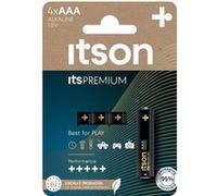 ITSON Pack de 4 Piles Alcalines LR03/AAA 1,5V itsPREMIUM G
