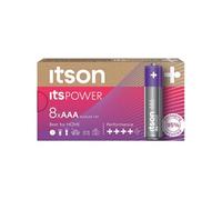 ITSON Pack de 8 Piles Alcalines LR03/AAA 1,5V ItsPOWER