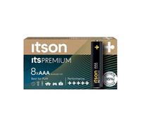 ITSON Pack de 8 Piles Alcalines LR03/AAA 1,5V itsPREMIUM