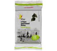 Itsu Wasabi Flavour Lot de 6 minces d'algues croustillantes 5 g