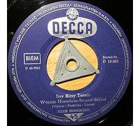 Itsy Bitsy Teenie Weenie Honolulu-Strand-Bikini / Steig' in mein Boot ( 7" Vinyl Single 1960)(Decca 19 093)