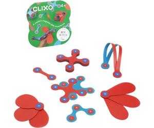 Itsy CLIXO - Flamingo/Turquoise - GIPSY TOYS - Jeu de Construction Magnétique - Jouet Educatif et Créatif - 18 pcs - Dès 4 ans
