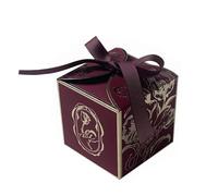 ITTRUH Boîte à Bonbons, boîtes for Cadeaux de Mariage, 20 pièces, boîte Sucre, en Papier d'accompagnement(Dark Blue)